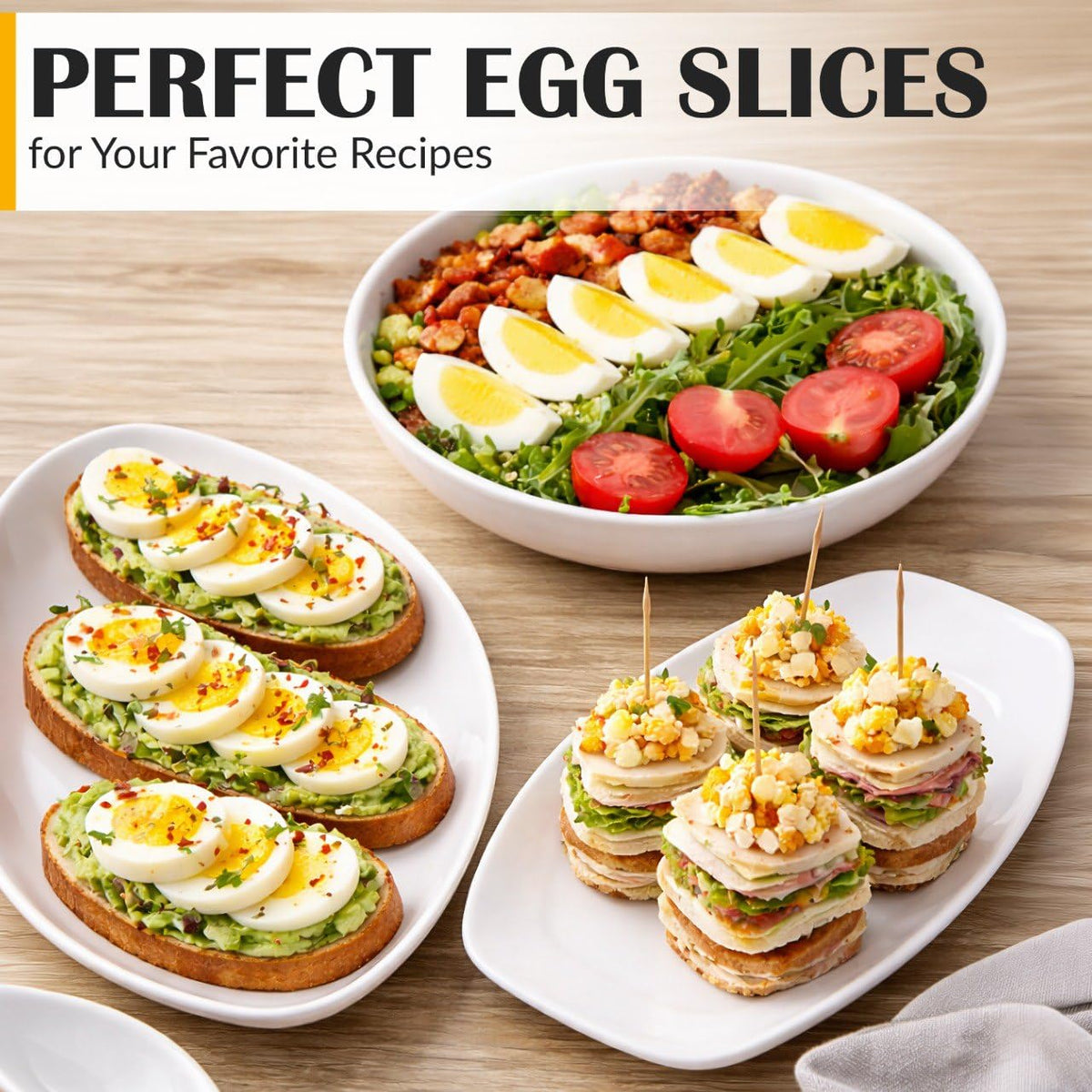 CraftyCrocodile egg slicer white housing fits modern kitchens.
