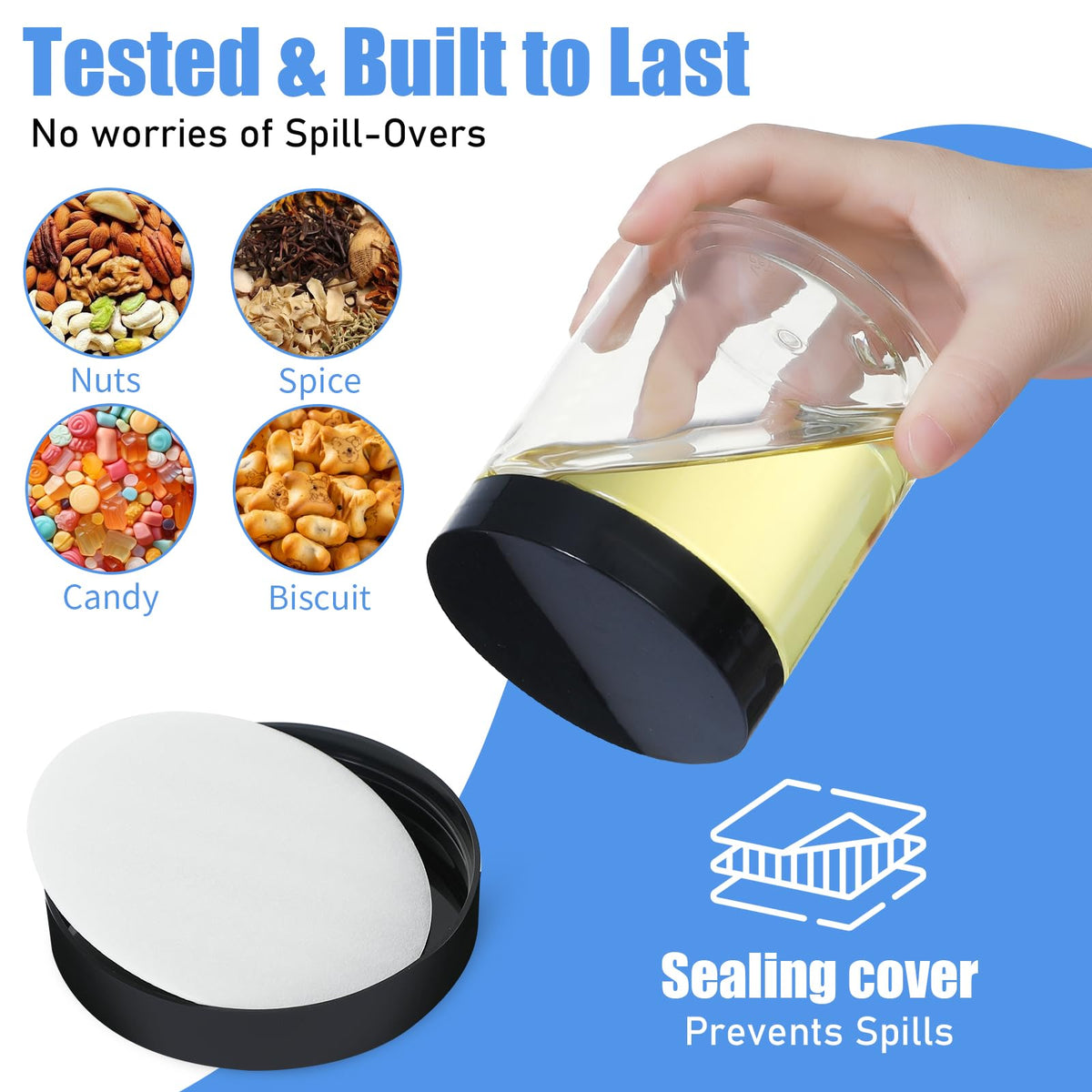 Crazystorey wide-mouth jar makes access and cleaning straightforward.