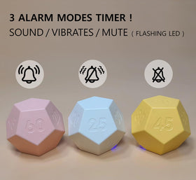 CREAVIVA Cube Pomodoro Timer compact size fitting in a pocket