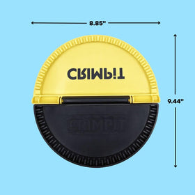 CRIMPiT sealed snacks on a plate, ideal for on-the-go lunches.