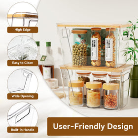 Criusia fruit and vegetable bin on counter keeps produce visible and fresh.