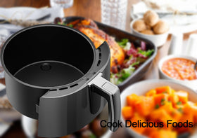 Croask air fryer basket for Ninja AF100 casing and handle included for replacement.