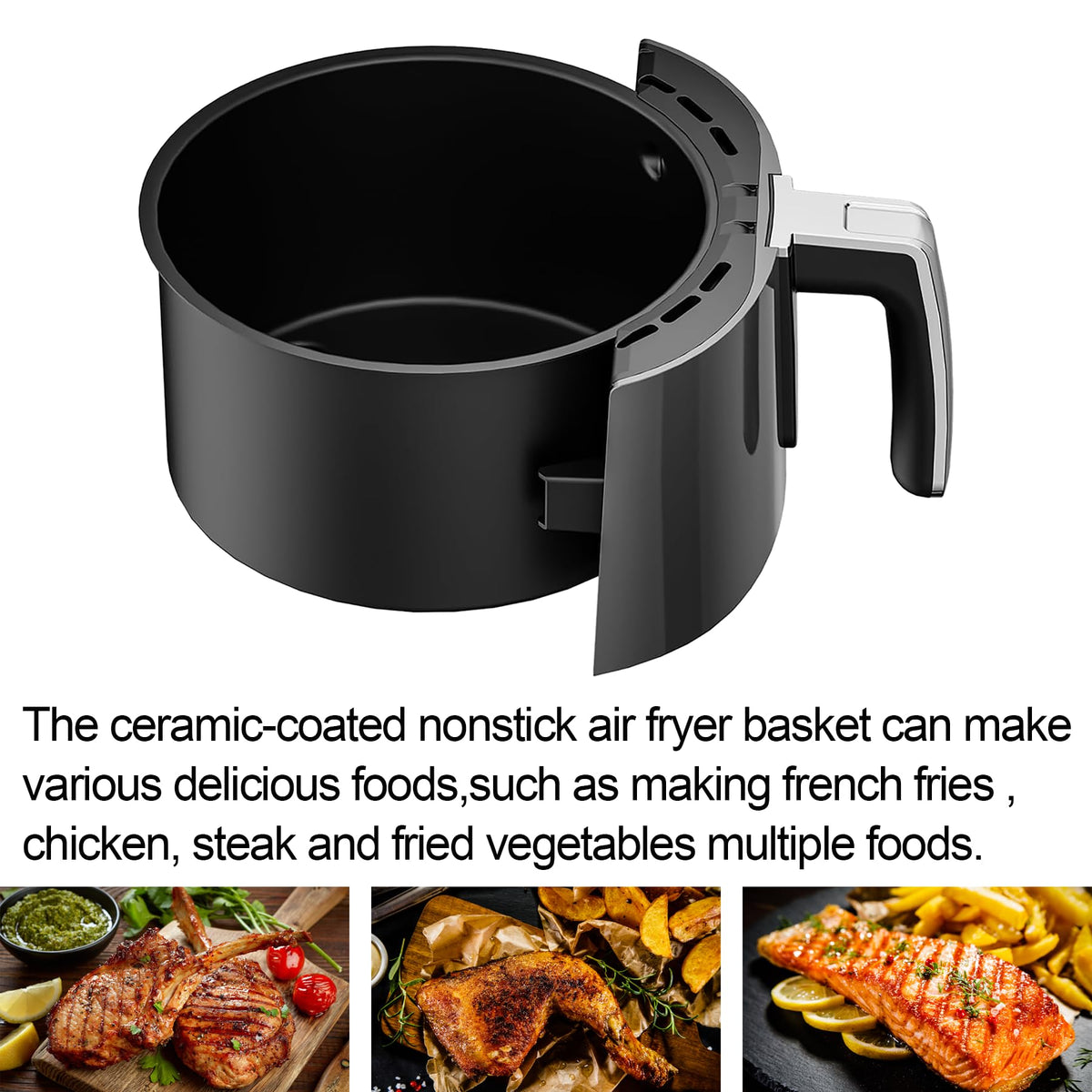 Croask package includes basket and crisper plate for Ninja AF101 setup.