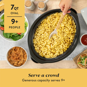Stainless steel Crock-Pot 6 Quart Cook & Carry body highlights durable construction