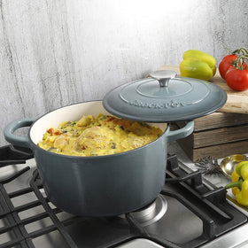 Crock-Pot Artisan placed on table for serving.