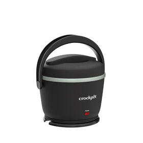 Crock-Pot electric lunch box modern vintage Black Licorice finish.