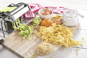 CucinaPro lasagnette attachment helps prep layered sheet pasta