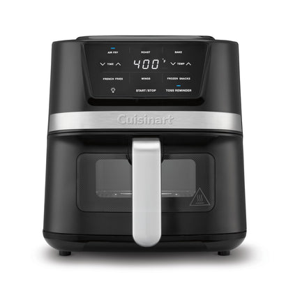 Cuisinart Air Fryer AIR-80 compact front view showing stainless steel body for a modern kitchen