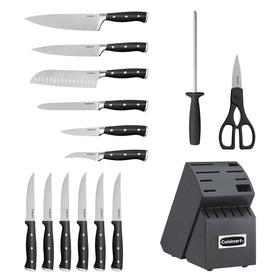 Ergonomic handle with full-tang rivets for comfortable, controlled cutting