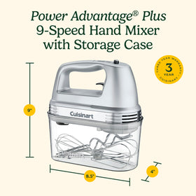Cuisinart Power Advantage Plus storage case with attachments keeps the kitchen organized.
