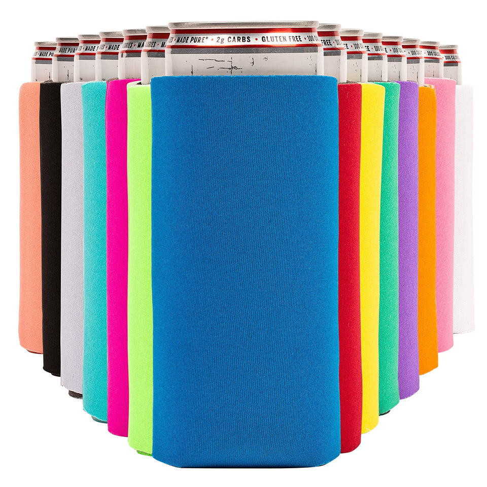 Current Co Slim Can Cooler Sleeve in a colorful 14-pack, ideal for gifts and events.
