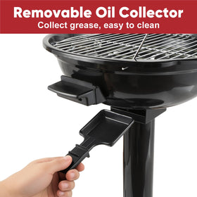 CUSIMAX grill's large cooking rack for family meals and gatherings.