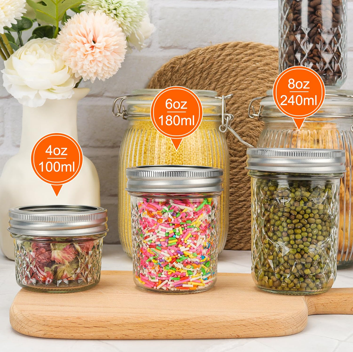 CycleMore 8oz jar microwave safe for reheating small portions.