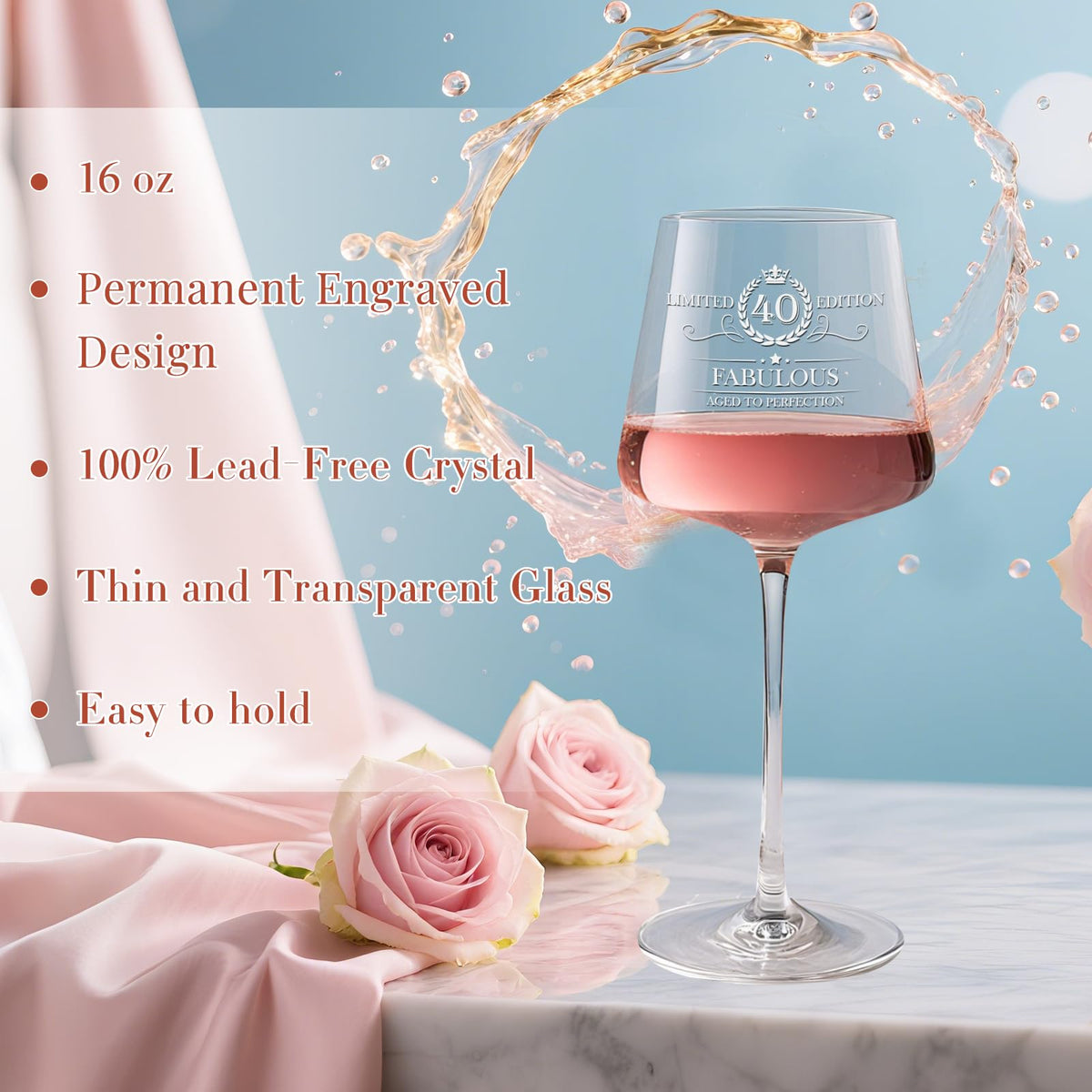 Cyrelwing pink gift packaging keeps the set safe and presentable