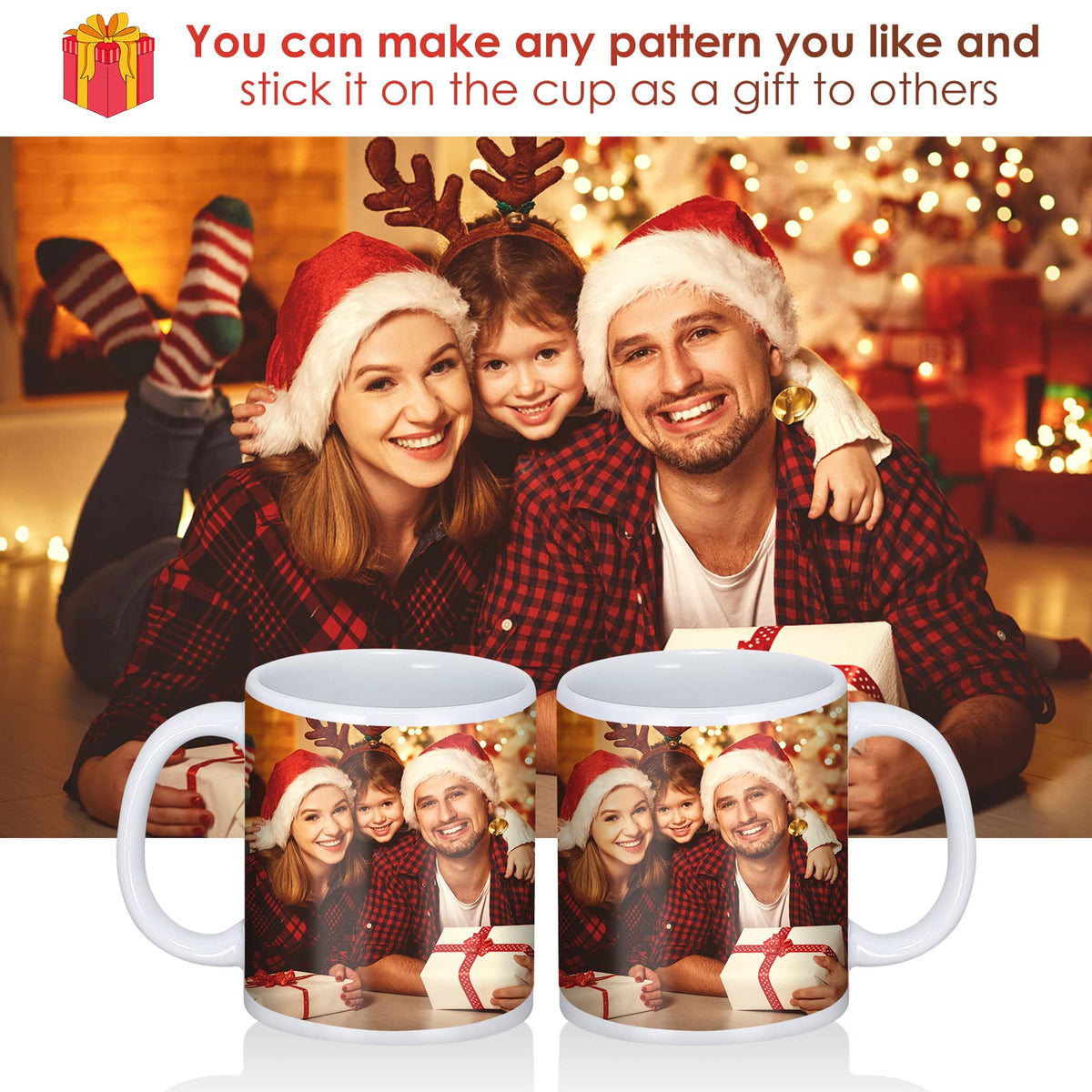 DANALLAN large-handle sublimation mug for comfortable grip.