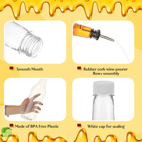 Dandat bulk set includes 10 bottles and 10 pourers for bartending kits