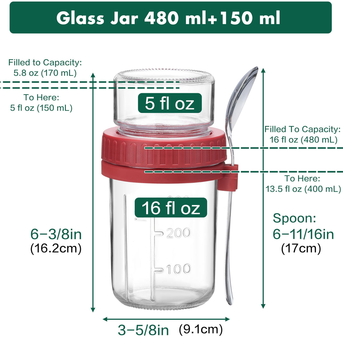 Danmu glass parfait cups with lids highlighting airtight seals for fresh yogurt and fruit