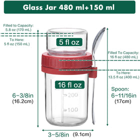 Danmu glass parfait cups with lids highlighting airtight seals for fresh yogurt and fruit