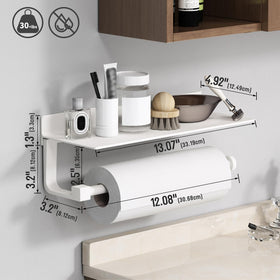 Aluminum Danpoo towel holder closeup shows durable construction and a modern matte finish.
