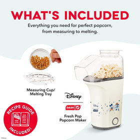 DASH Fresh Pop prepares a 16-cup batch for family movie nights