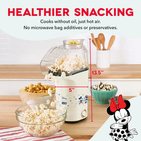 Butter-melting tray attached to the DASH Fresh Pop popcorn maker for toppings