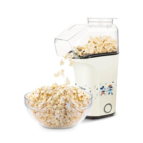 DASH Fresh Pop popcorn maker on the countertop offering oil-free popcorn at home