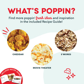 DASH Fresh Pop popcorn maker parts arranged for quick and easy cleaning
