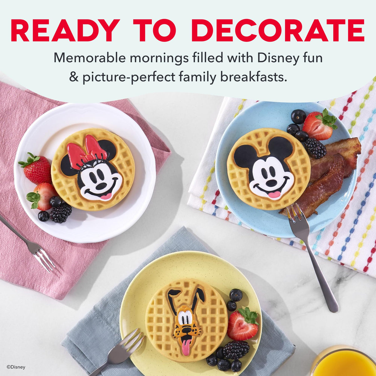 Dash mini waffles offer bite-sized portions ideal for quick snacks.