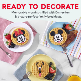 Dash mini waffles offer bite-sized portions ideal for quick snacks.