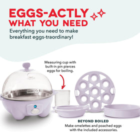DASH Rapid Egg Cooker poaching tray enables elegant poached eggs
