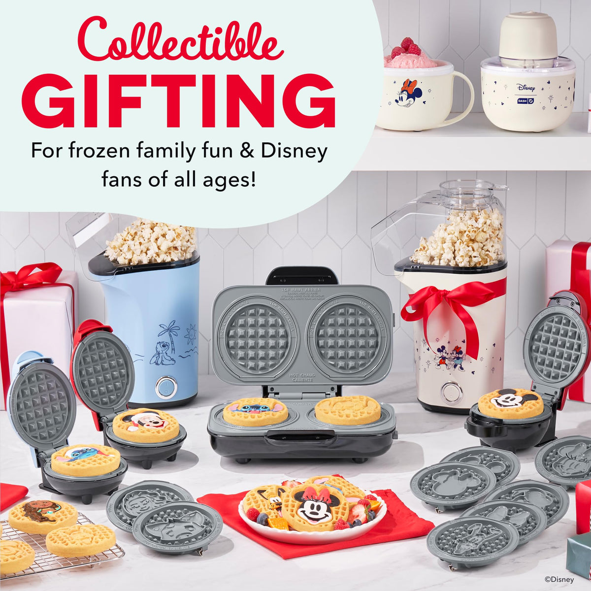 Includes two mugs for shareable scoops.