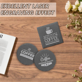 DASSNANE slate coaster easy to clean for daily use
