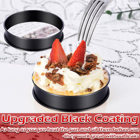 DATANYA 16-pack rings suit muffins, crumpets, and mini pancakes