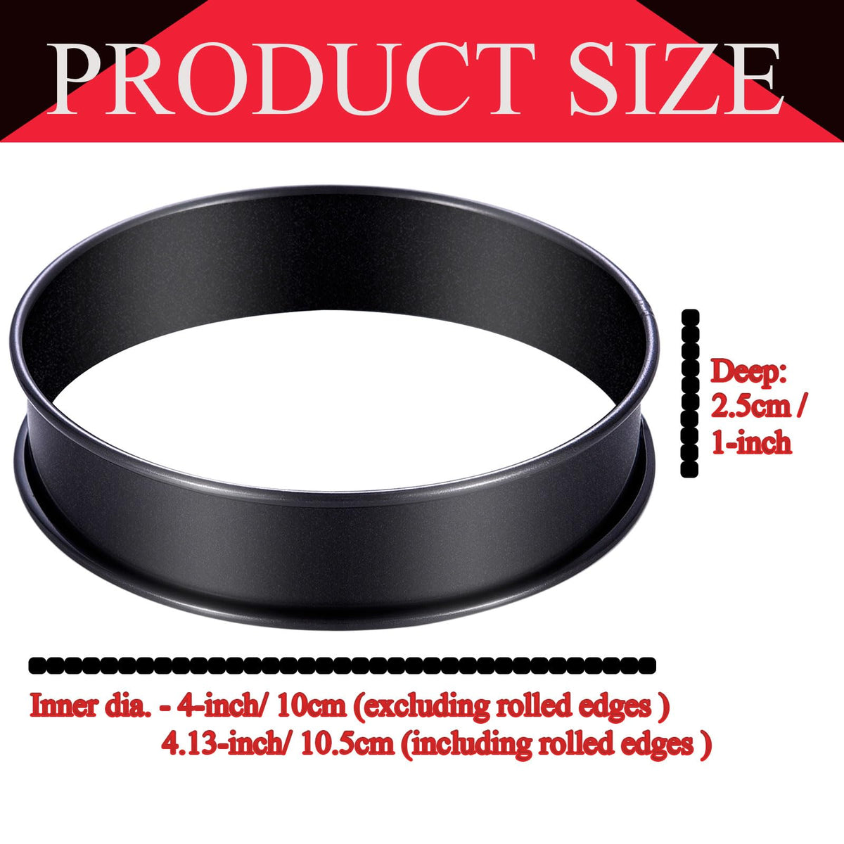Datanya nonstick crumpet rings release delicate batter cleanly