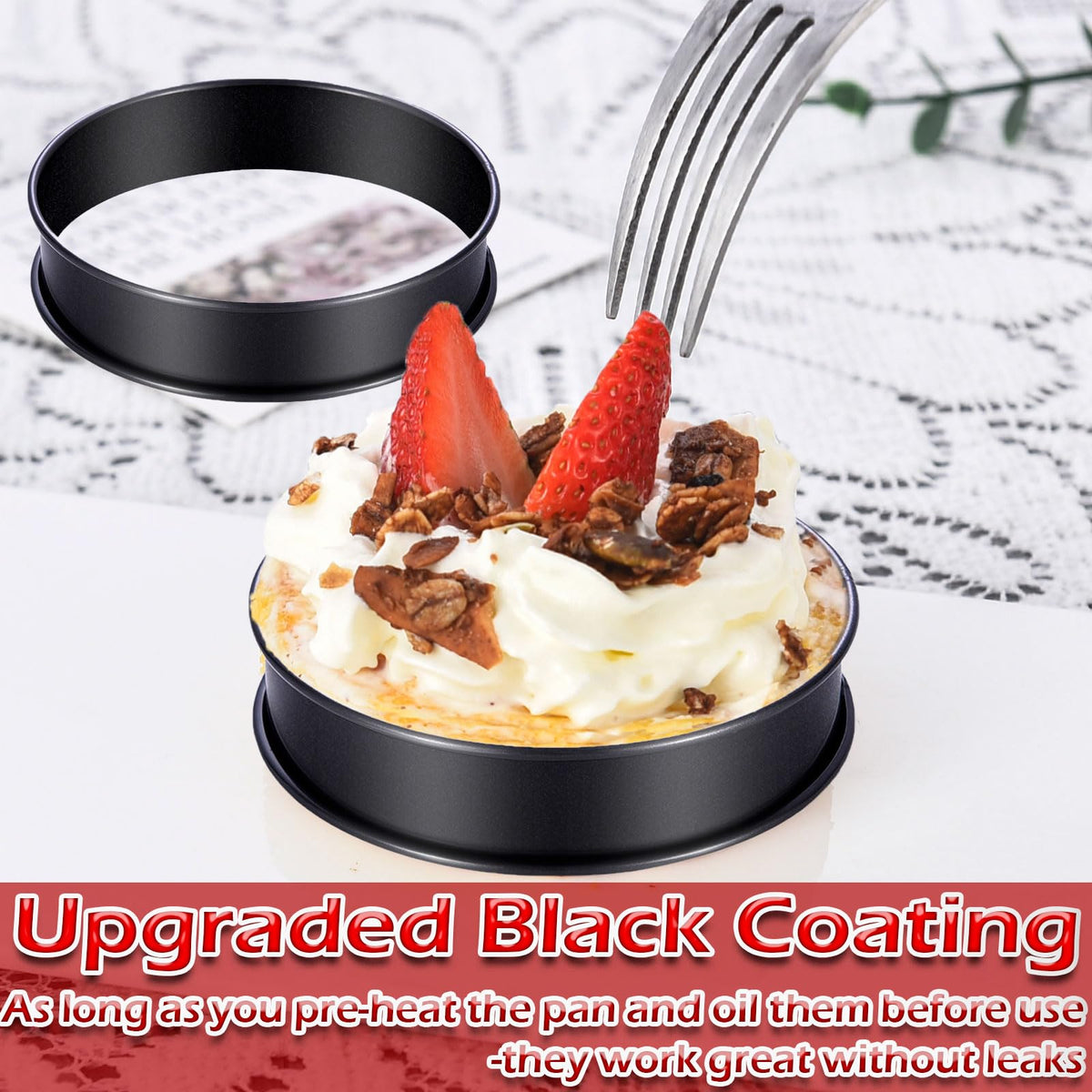 Datanya stainless steel baking rings offer durable, rust-resistant performance