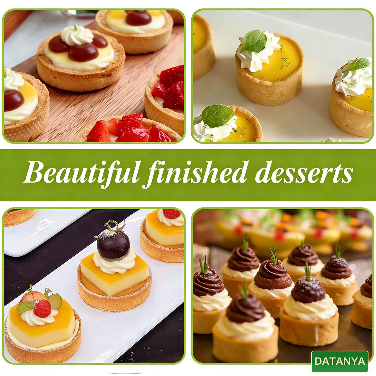 Datanya tart ring for pastries—ideal for tarts, mousse, and desserts.
