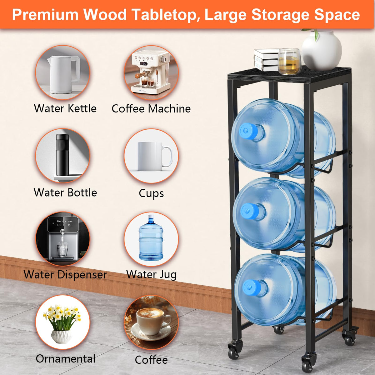 Dataroad Selead movable casters close-up highlight lockable wheels for easy repositioning