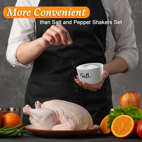 DAYYET bowls with a wide opening for quick pinch-salt access during cooking