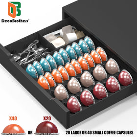 Deco Brothers Vertuoline pod drawer side storage for sweeteners and stirrers