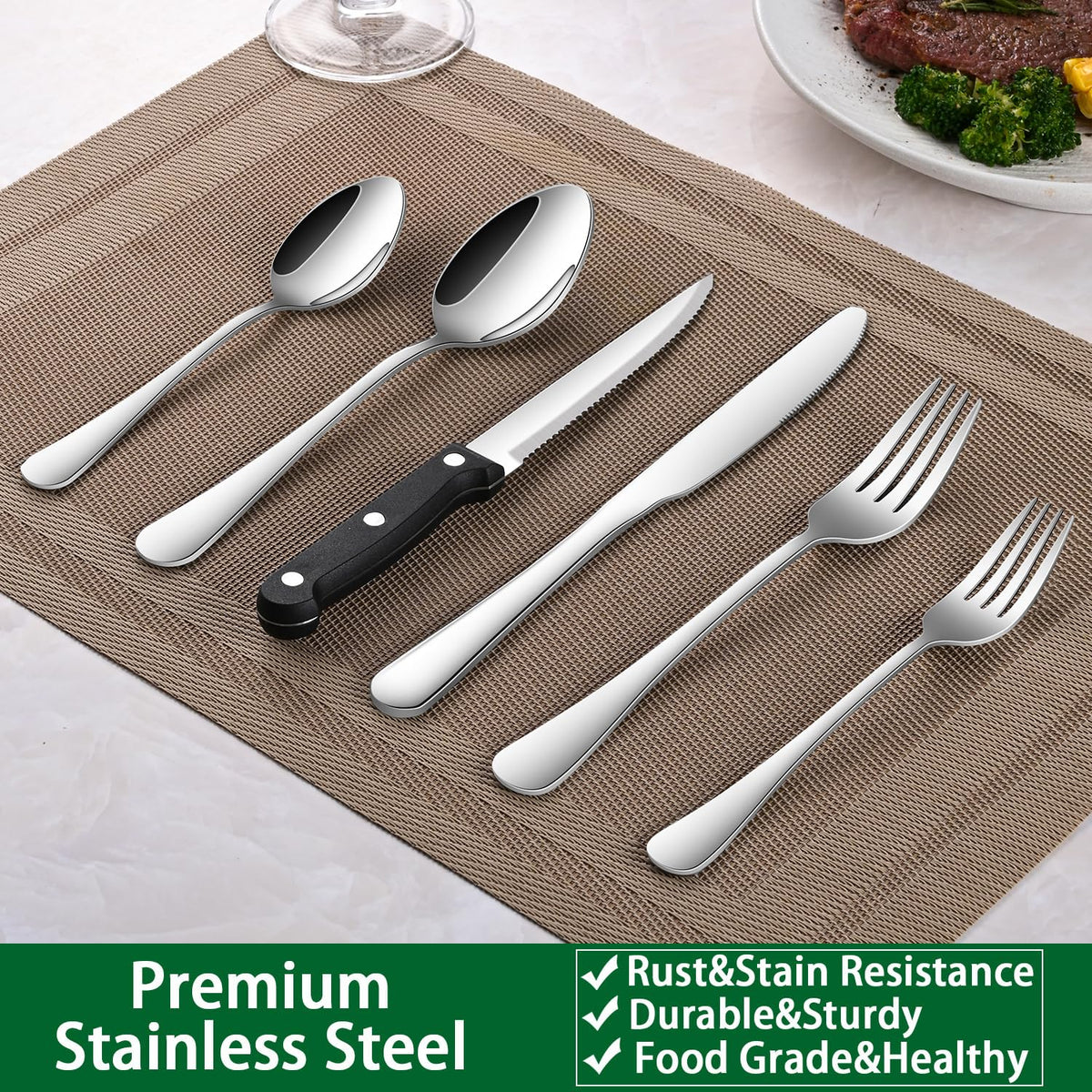 Dehov table setting featuring flatware for an elevated dining vibe