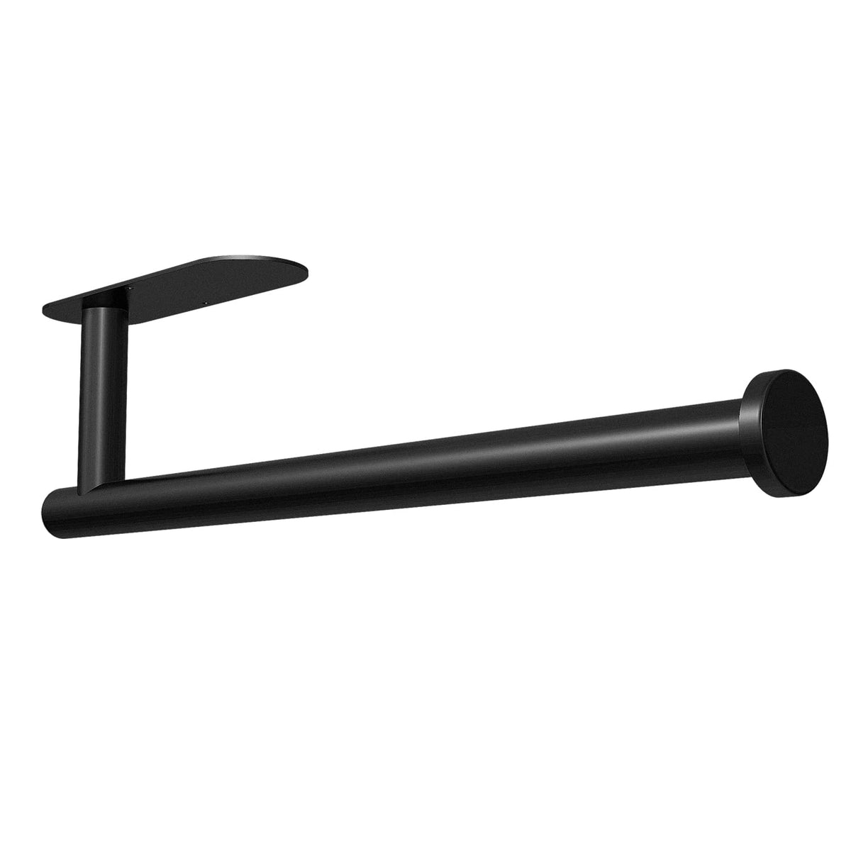 DEKAVA under-cabinet paper towel holder with self-adhesive bar for space-saving kitchen organization.