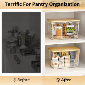 Delamu anti-slip silicone pads prevent sliding on counters and shelves