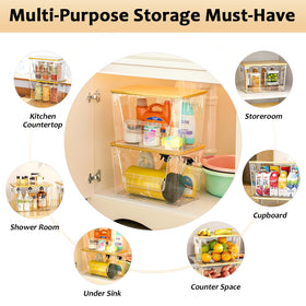 Delamu compact stackable design fits slim spaces on counters and cabinets