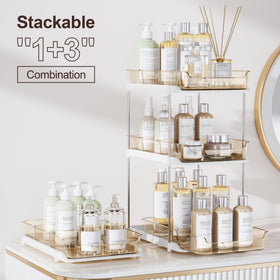 Delamu movable dividers adapt spacing for meds, cosmetics, or spices as needed.