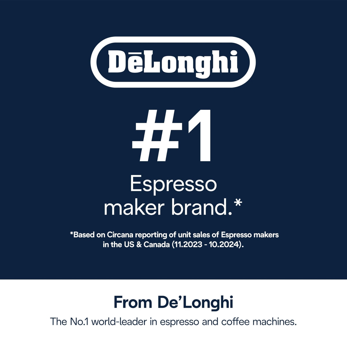 Delonghi EcoDecalk measuring dose for easy descaling and maintenance.