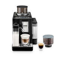De'Longhi Rivelia Automatic Espresso Machine with Grinder & Milk Frother – Bean Switch & LatteCrema, Black