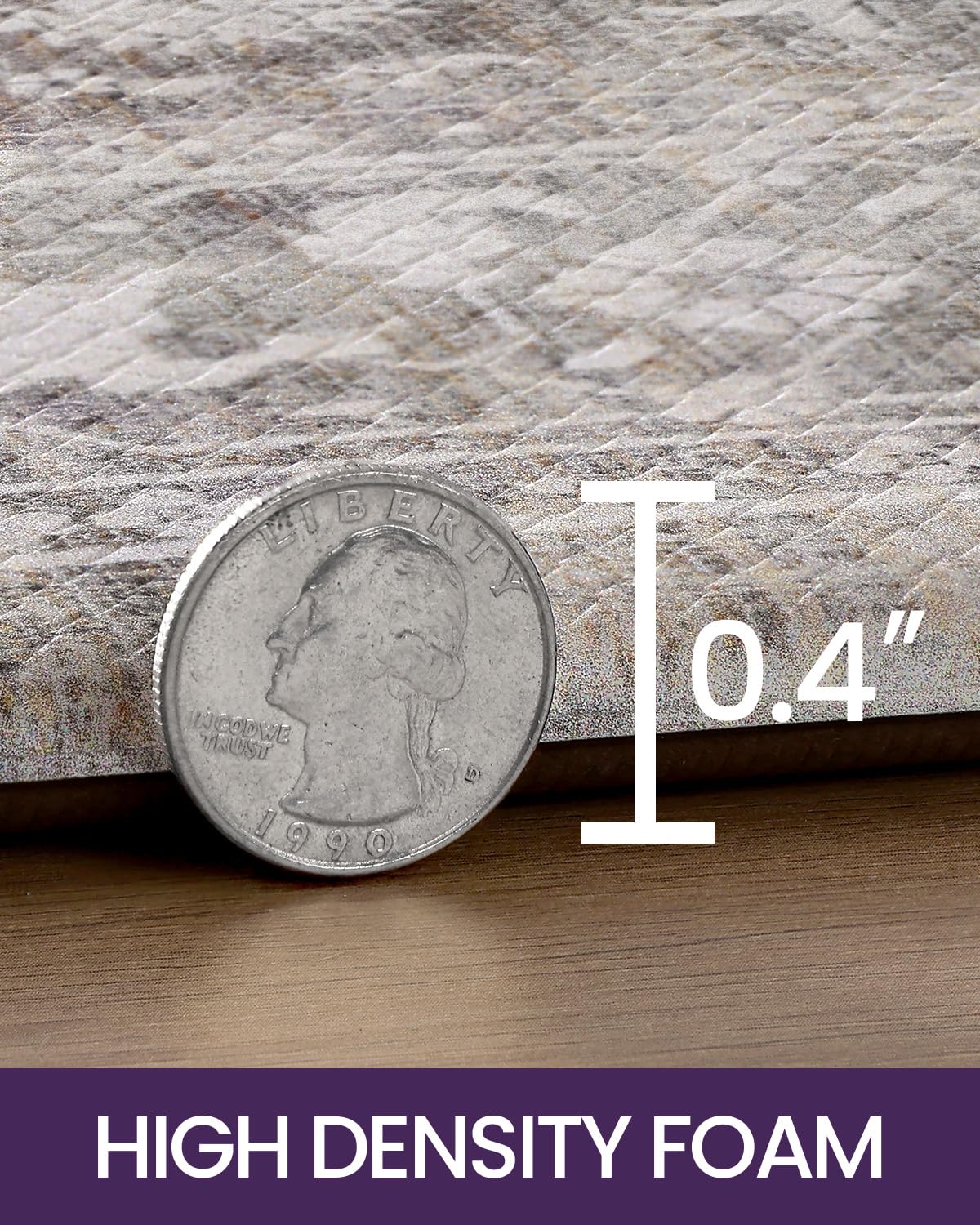DEXI beige-grey palette blends with stainless, wood, and stone tones.