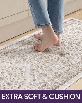 DEXI long runner kitchen mat fits front sink areas and prep zones.