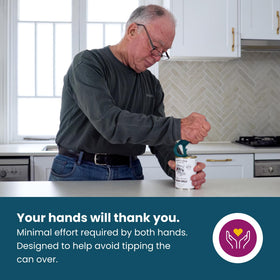 Senior-friendly design supports daily living with a comfortable, stable grip
