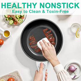 DEZIN hot pot 1.5L capacity fits small kitchens and travel meals